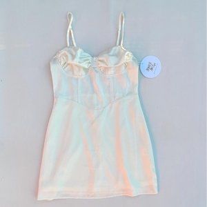 Princess Polly Corset Mini Dress White